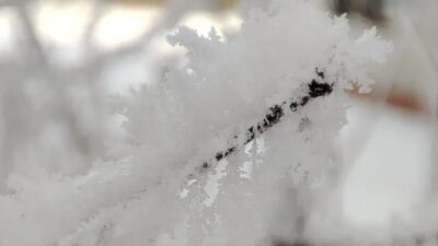 Erzurum’da hafta sonu etkili olan kar yağışı, yerini soğuk havaya