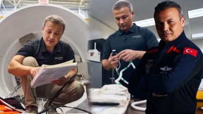 İlk Türk astronot Alper Gezeravcı, bugün Uluslararası Uzay İstasyonu'ndaki (ISS)