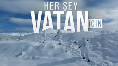 Kahraman Mehmetçik'in zorlu kış şartlarında devam ettirdiği vatan nöbetiyle ilgili