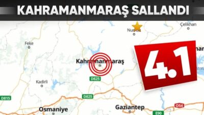 Asrın felaketinin merkezi olan Kahramanmaraş'ın Nurhak ilçesinde saat 22.20'de derinliği