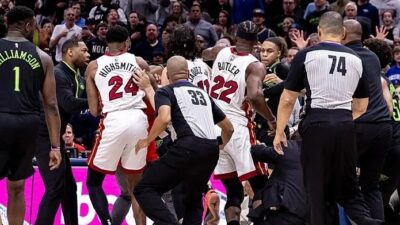 NBA'de New Orleans Pelicans-Miami Heat maçında yaşanan gerginlik nedeniyle 5