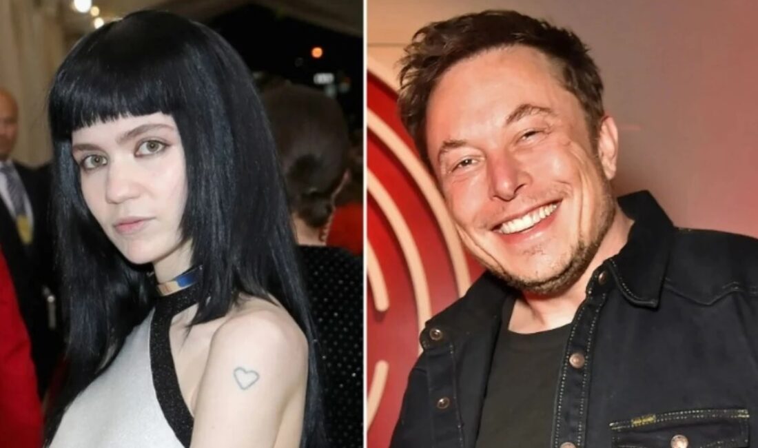 Grimes, 36 yaşındaki şarkıcı, yeni sevgilisi Anyma ile çekilmiş fotoğraflarını