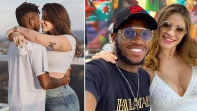 Fenerbahçe'nin Trabzonspor'u 3-2 yendiği maçta 2 gol atan Fred'in eşi