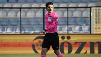 FIFA kokartlı hakem Halil Umut Meler, kariyerinde 3. kez Beşiktaş