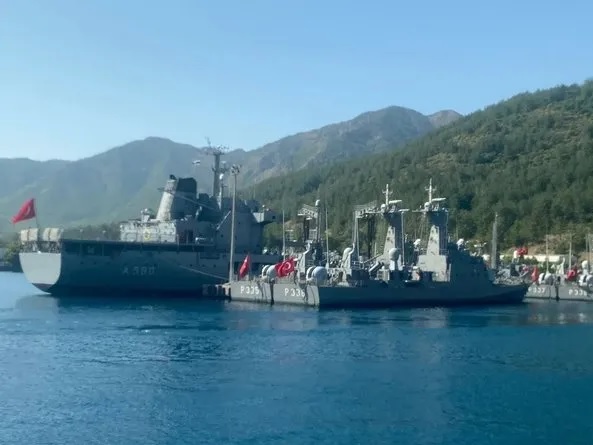 Her yıl düzenli olarak yapılan Kurtaran-2024 tatbikatı Aksaz Deniz Üs