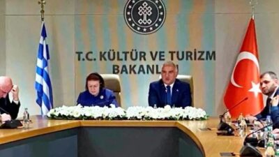 Kültür ve Turizm Bakanı Mehmet Nuri Ersoy, Yunan mevkidaşı Lina