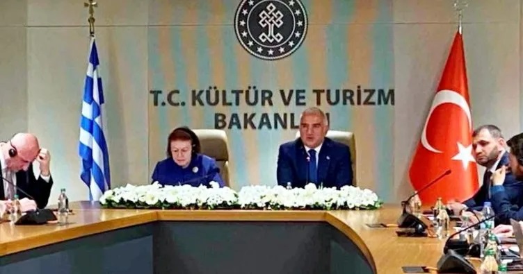 Kültür ve Turizm Bakanı Mehmet Nuri Ersoy, Yunan mevkidaşı Lina