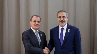 Dışişleri Bakanı Hakan Fidan, Azerbaycan Dışişleri Bakanı Ceyhun Bayramov ile
