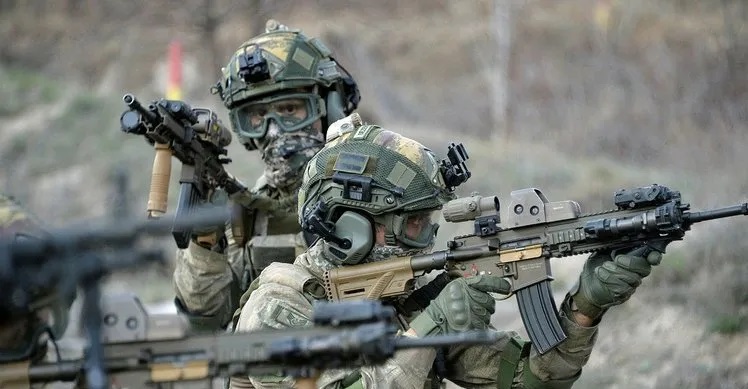 Milli Savunma Bakanlığı, Suriye'nin kuzeyindeki Fırat Kalkanı bölgesinde 7 PKK/YPG’li