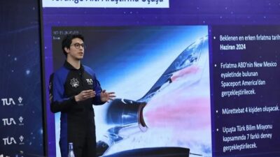 Sanayi ve Teknoloji Bakanı Mehmet Fatih Kacır, Türkiye'nin ikinci astronotu