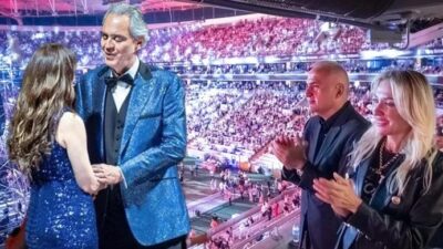 Dünyaca ünlü İtalyan tenor Andrea Bocelli, dün akşam İstanbul’da muhteşem