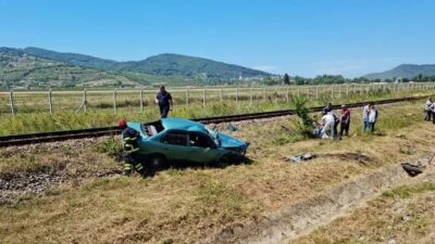 Zonguldak’ın Çaycuma ilçesine bağlı Saltukova beldesinde meydana gelen trafik kazasında