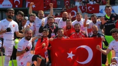 Fransa'da düzenlenen 2024 Avrupa Ampute Futbol Şampiyonası'nda grup maçlarını namağlup