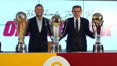 Trendyol Süper Lig'de sezonu şampiyon tamamlayan Galatasaray, teknik direktör Okan