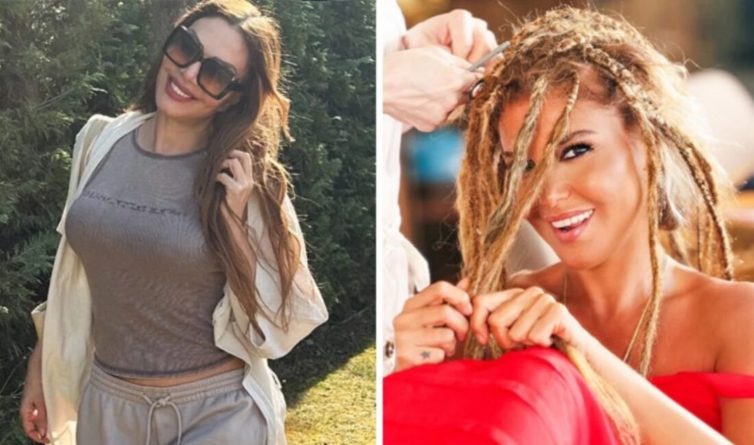 Gülben Ergen'in 2 gün sonra çıkaracağı Nanik isimli şarkısını dinleyen