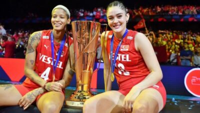 Filenin Sultanları'nın yıldız voleybolcusu Melissa Vargas imaj değiştirdi. Saçlarını Kanarya