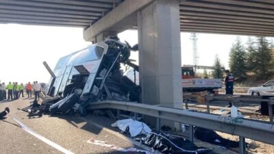 Ankara Polatlı’da 9 Ağustos'ta meydana gelen otobüs kazasında 9 kişi