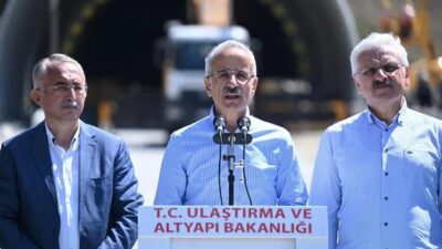 Ulaştırma ve Altyapı Bakanı Abdulkadir Uraloğlu, Bolu Dağı Tüneli Ankara-İstanbul