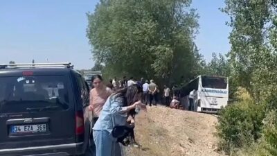 Iğdır'da seyir halindeyken aniden önüne çıkan bir çocuğa çarpmamak için