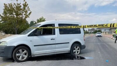 Konya’da kediye çarpmamak için manevra yapan hafif ticari aracın çarptığı