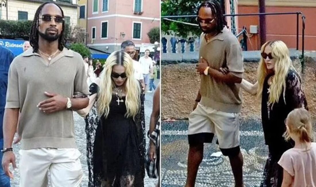 65 yaşındaki pop ikonu Madonna, 28 yaşındaki Jamaika doğumlu futbolcu