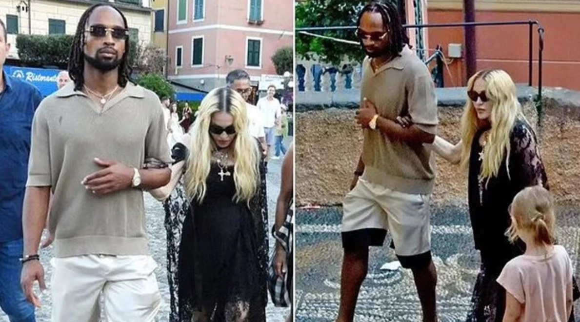 65 yaşındaki pop ikonu Madonna, 28 yaşındaki Jamaika doğumlu futbolcu