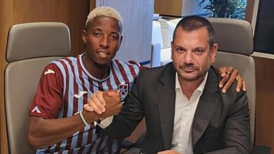 Trabzonspor Kulübü, yeni transferlerinden Simon Banza ile 1 yıllık sözleşme