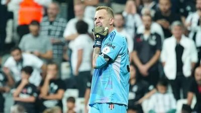 Beşiktaş'ın tecrübeli kalecisi Mert Günok; karşılaşmanın ilk devresinde 2, ikinci