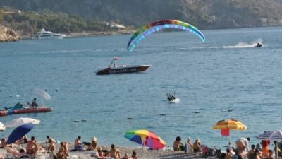 Muğla'nın Fethiye ilçesinde bu yıl 24'üncüsü yapılan uluslararası Ölüdeniz hava