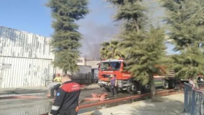 İzmir’in Çiğli ilçesinde yer alan Atatürk Organize Sanayi Bölgesinde bir