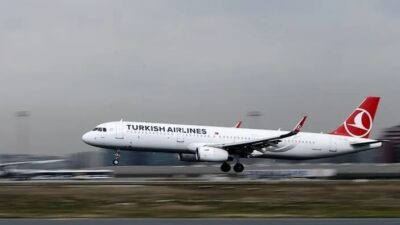 Türk Hava Yollarının (THY) Irak'ın başkenti Bağdat ile Diyarbakır'a bugün