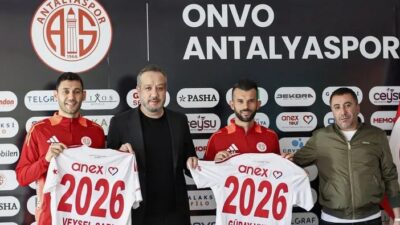 Tendyol Süper Lig ekiplerinden Onvo Antalyaspor'da kaptanlar Veysel Sarı ve
