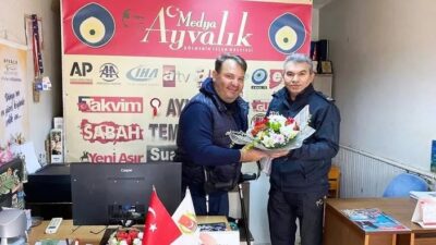 Balıkesir'in Ayvalık ilçesinde, İlçe Emniyet Müdürü İlhan Çakır ve bünyesindeki