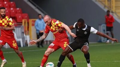 Süper Lig'de ekiplerinden Göztepe, özel maçta karşı karşıya geldiği 1'inci