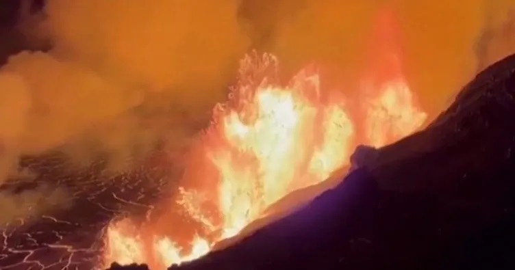ABD'nin Hawaii eyaletindeki Kilauea Yanardağı faaliyete geçti.
