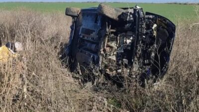 Tekirdağ'ın Hayrabolu ilçesinde, Emrah Doğan adlı sürücü seyir halindeyken otomobilin