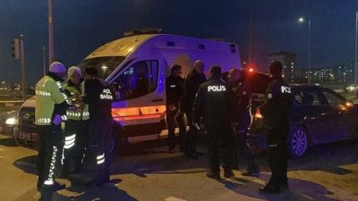 Kayseri'de otomobil ile motosikletli sepetin çarpışması sonucu meydana gelen kazada