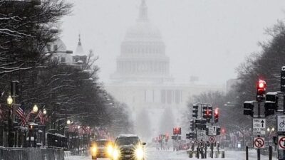 ABD'de etkili olan kar fırtınası ve şiddetli soğuk nedeniyle en