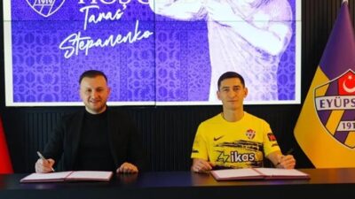 Eyüpspor, 35 yaşındaki Ukraynalı orta saha Taras Stepanenko ile 1.5