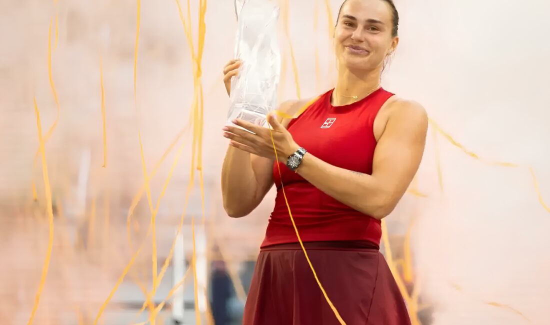 Belaruslu tenisçi Aryna Sabalenka, Miami Açık'ta ABD'li Jessica Pegula'yı 7-5