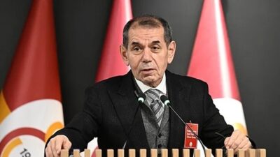 Galatasaray Başkanı Dursun Özbek, Kemerburgaz Tesisleri'nde basın mensuplarıyla bir araya