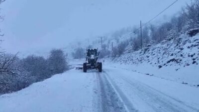Sivas'ta son günlerde etkili olan yoğun kar yağışı ve tipi,