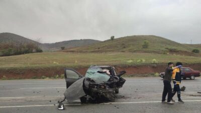 Kaza, sabah saatlerinde Malatya– Elazığ karayolu Çolaklı mevkiinde meydana geldi.