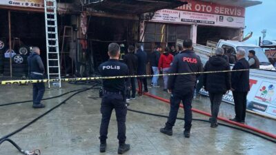 Yangın, Engindere Mahallesi Sanayii Kavşağı’nda, oto döşeme atölyesinde saat 18.00