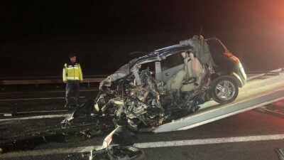 Edinilen bilgilere göre kaza saat 21.00 sıralarında Ankara-Niğde Otoyolu Bala