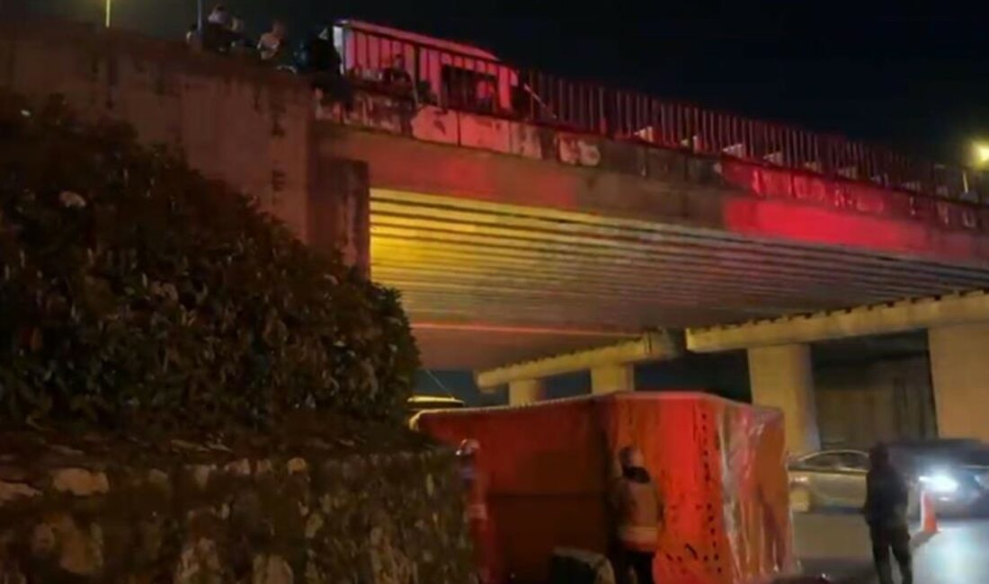 Olay, Kervan köprü üzerinde meydana geldi. Alınan bilgilere göre, sevgilisi