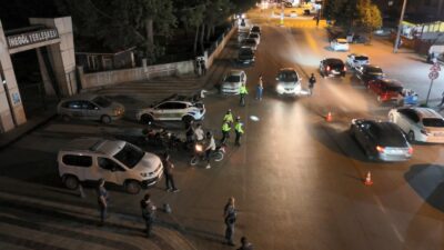 İnegöl İlçe Emniyet Müdürlüğü ekipleri, merkeze bağlı 10 ayrı noktada