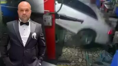 Beykoz'da tamir ettiği 2.5 tonluk otomobilin üzerine düşmesi sonucu 43