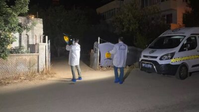 Antalya'nın Kepez ilçesinde kümeste tavuklarına bakarken yorgun mermi isabet etmesi