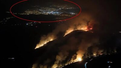 Karabük'te 7 gündür süren orman yangını şehir merkezine ulaştı. Bazı